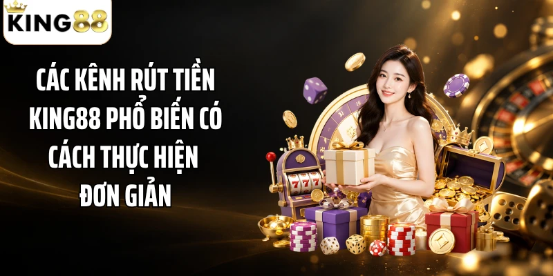 Các kênh rút tiền KING88 phổ biến có cách thực hiện đơn giản