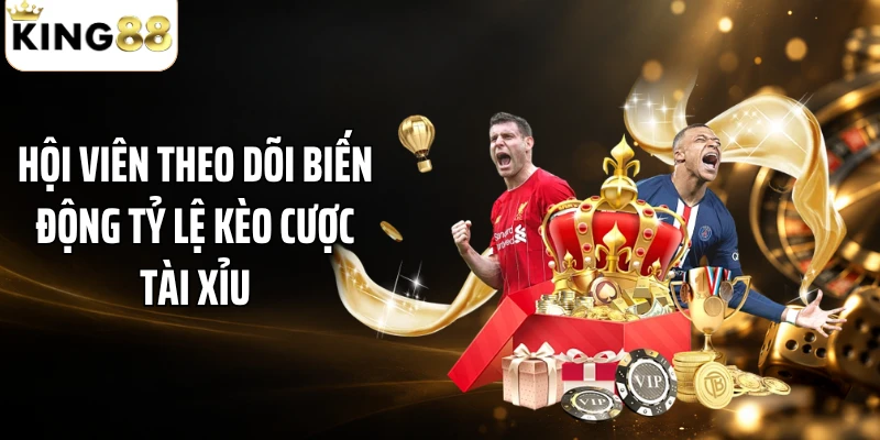 Hội viên theo dõi biến động tỷ lệ kèo cược tài xỉu