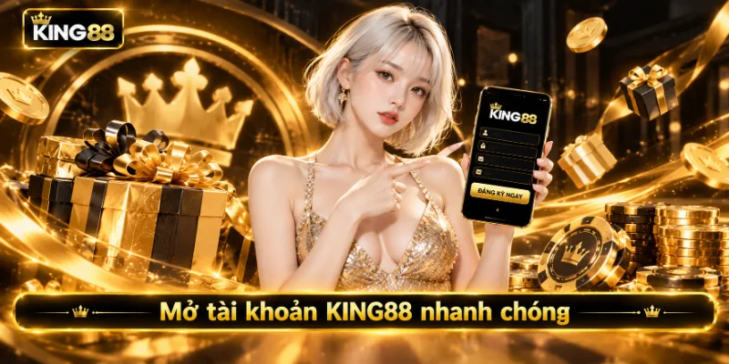 Mở tài khoản KING88 nhanh chóng