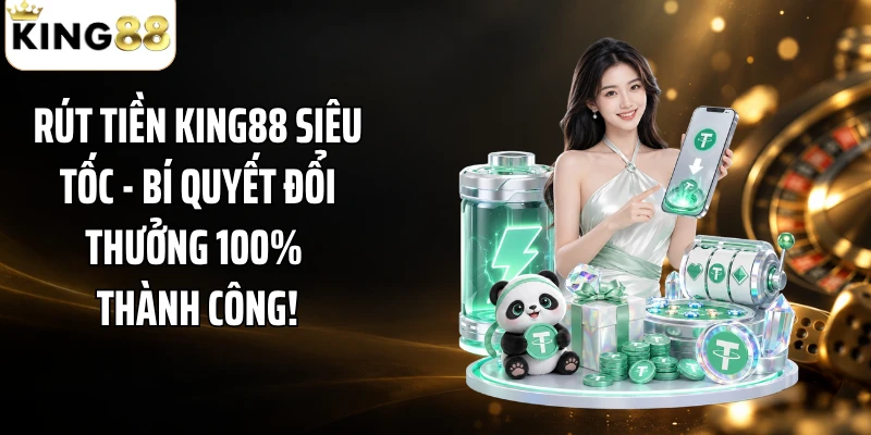 Rút tiền KING88 siêu tốc - Bí quyết đổi thưởng 100% thành công!