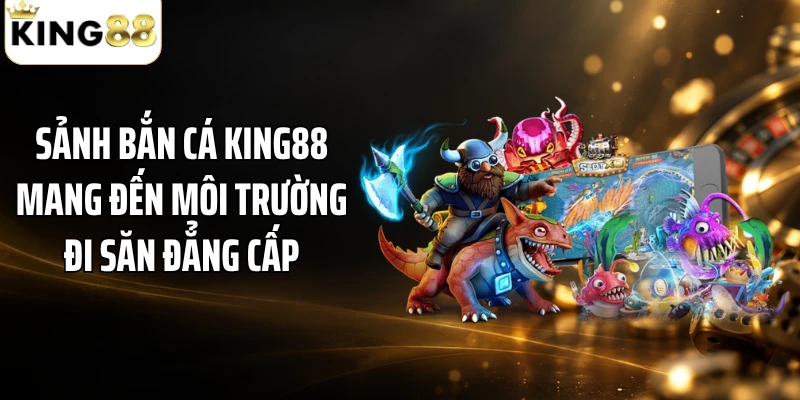 Sảnh bắn cá KING88 mang đến môi trường đi săn đẳng cấp